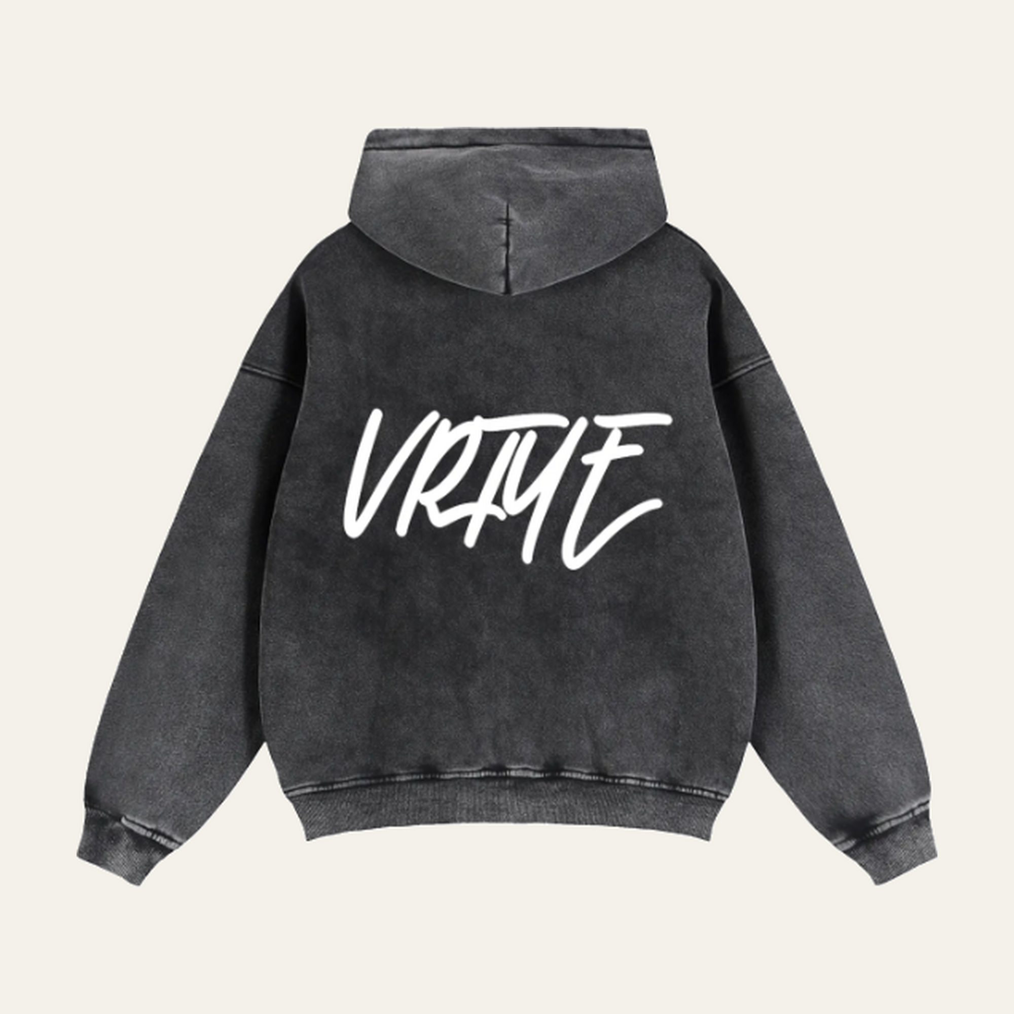 Zip-Through Boxy Fleece Hoodie