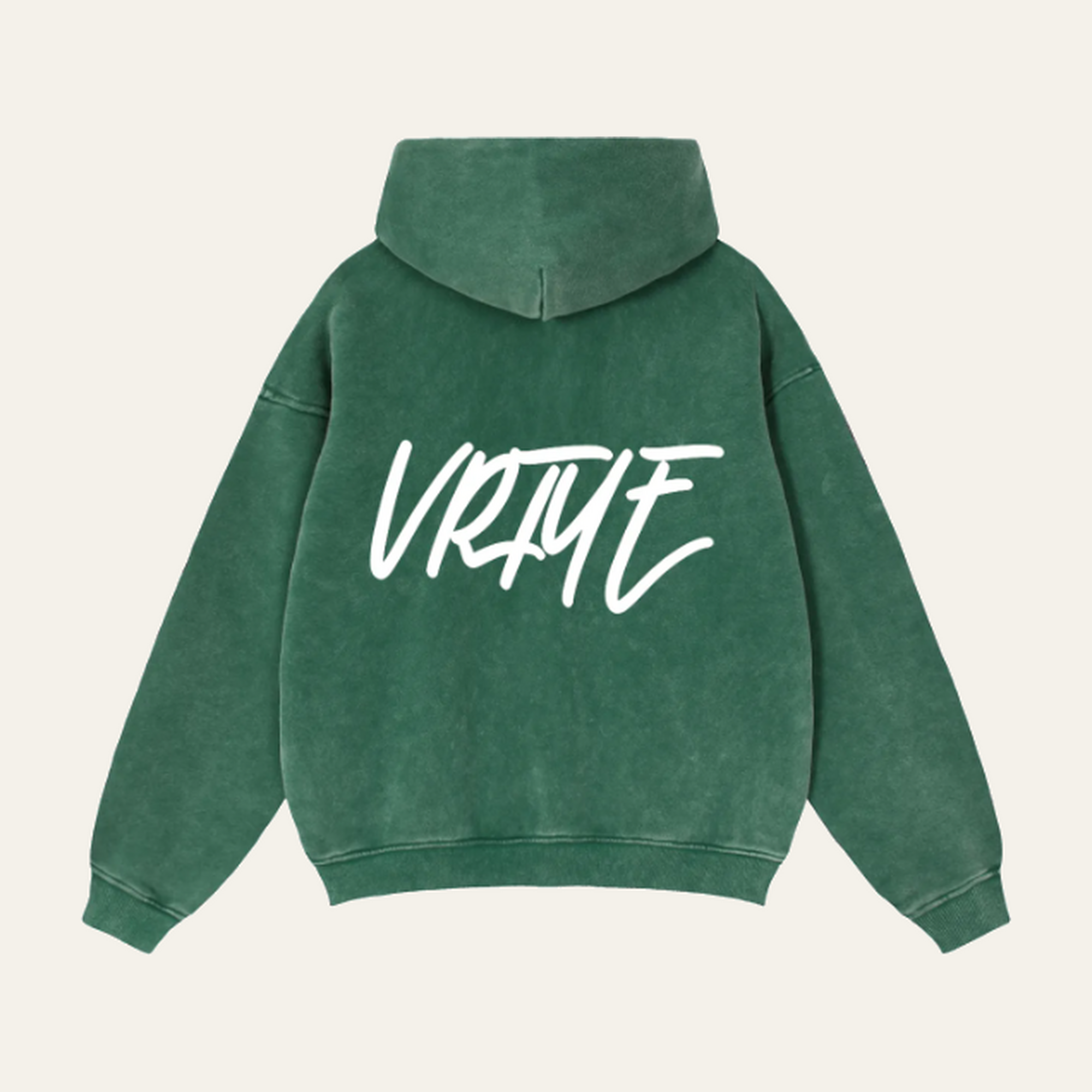 Zip-Through Boxy Fleece Hoodie