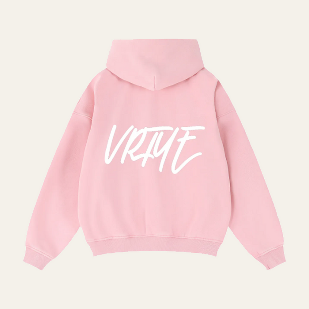 Zip-Through Boxy Fleece Hoodie