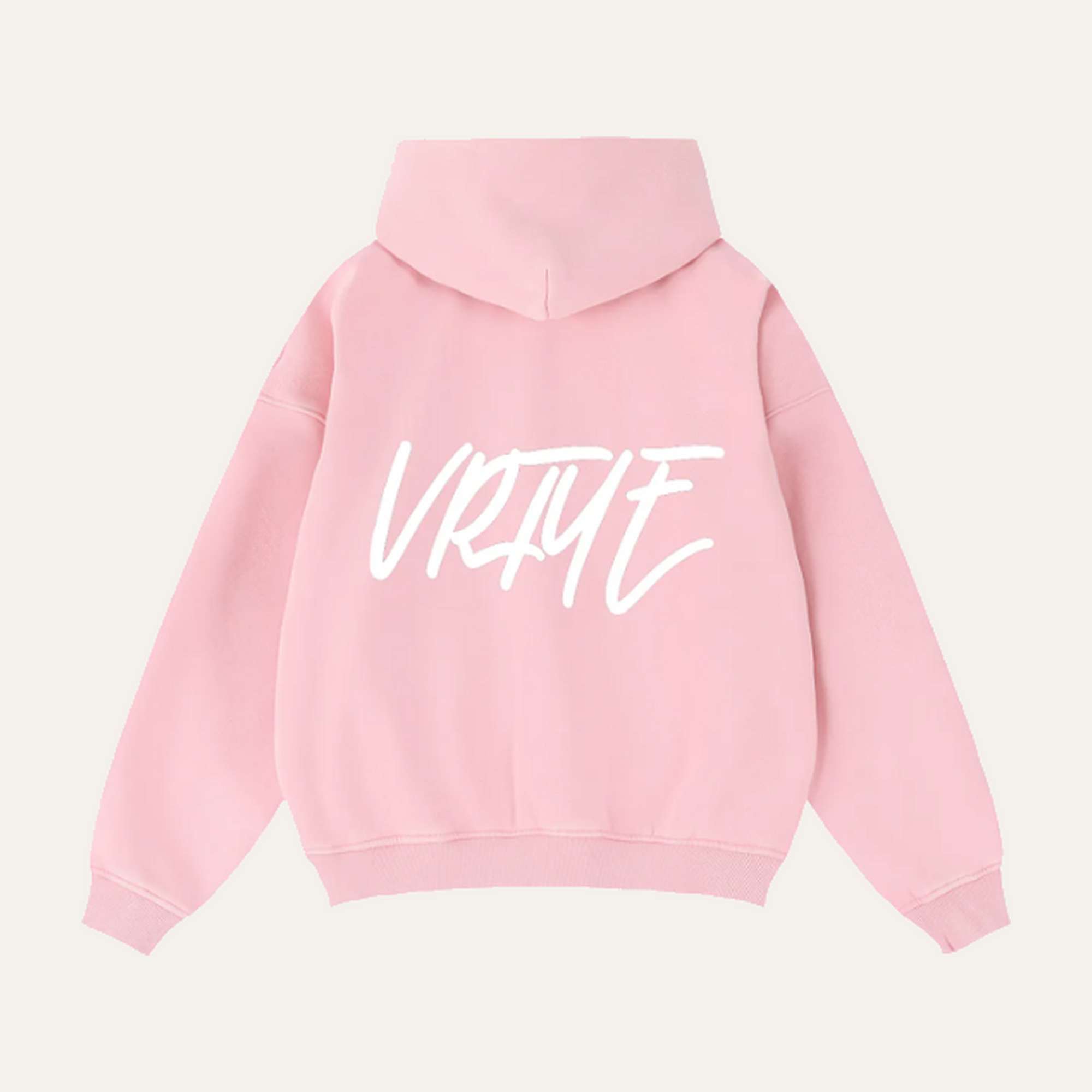 Zip-Through Boxy Fleece Hoodie
