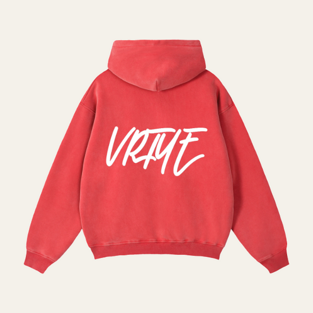 Zip-Through Boxy Fleece Hoodie