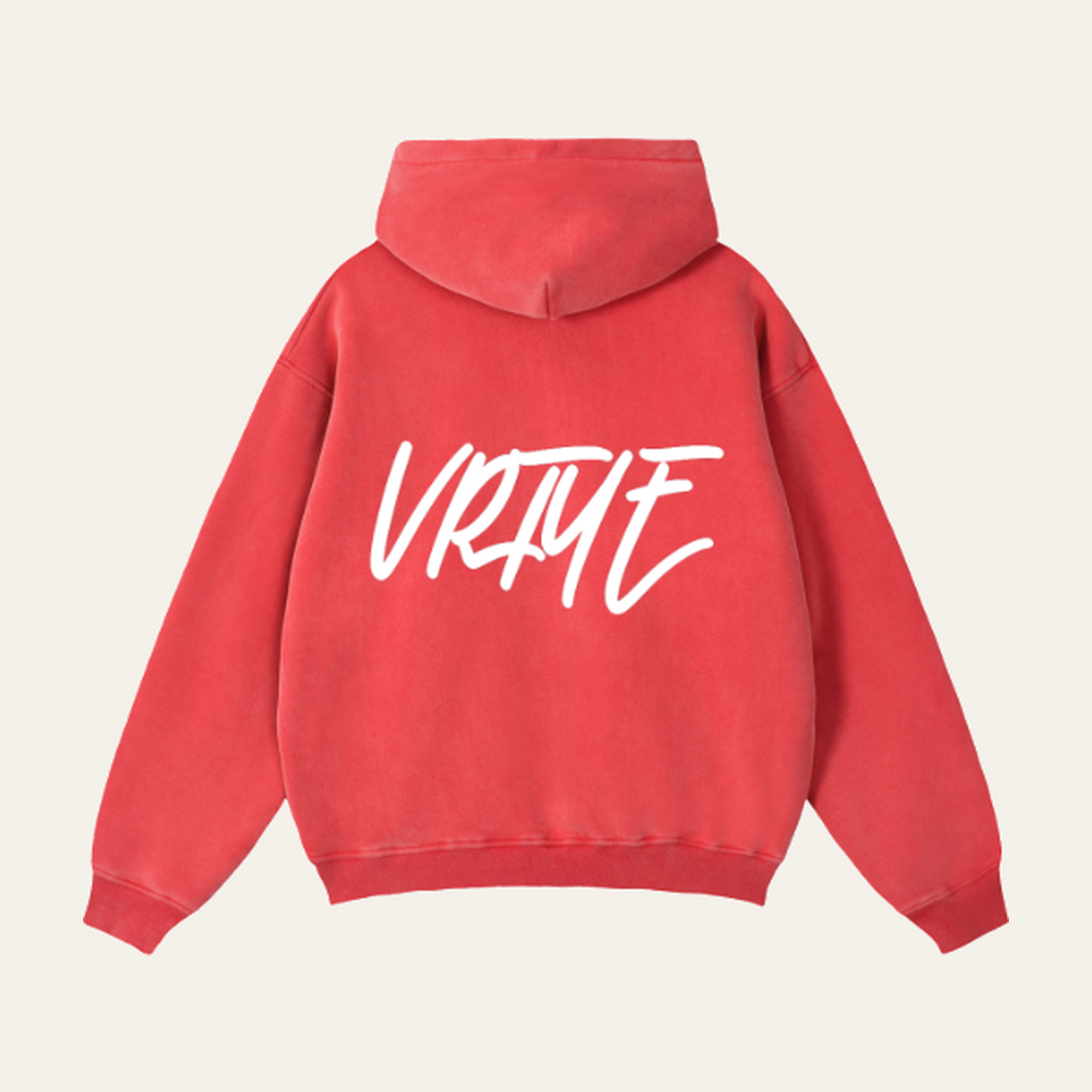 Zip-Through Boxy Fleece Hoodie
