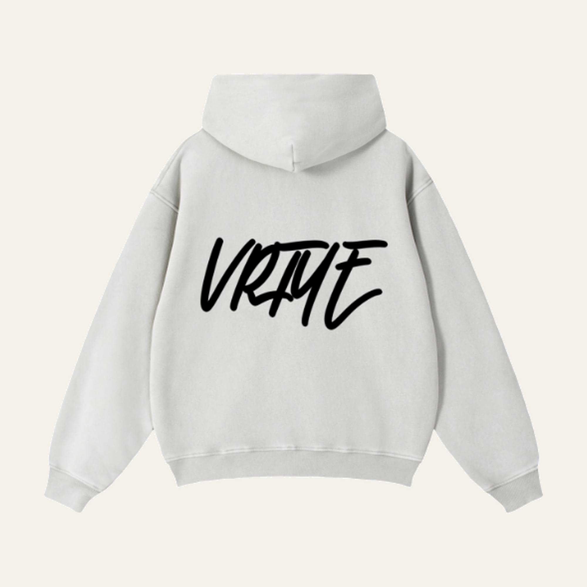 Zip-Through Boxy Fleece Hoodie